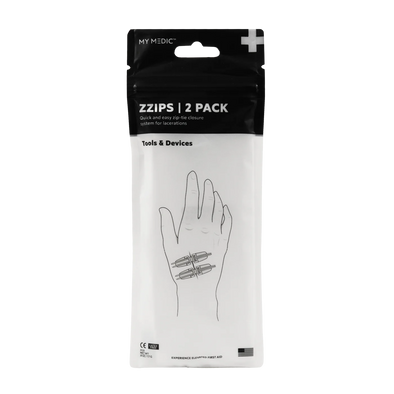 My Medic ZZIPS | 2-PACK (WOUND CLOSURE STRIPS)