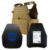 Caliber Armor AR550 11 x 14 Level III+ Body Armor and Condor MOPC Package