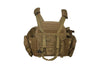 Level-4 Armor Plate Carrier With AR15 MOLLE Pouches