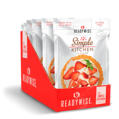 ReadyWise Simple Kitchen Strawberry Yogurt Tart