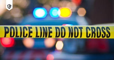 Police line Mass shooting crime scene