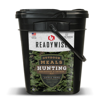 ReadyWise Hunting Food Variety Meal Bucket - Heary Meals for Hunters