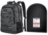 Travel Backpack + Level IIIA Bulletproof Armor Plate Package