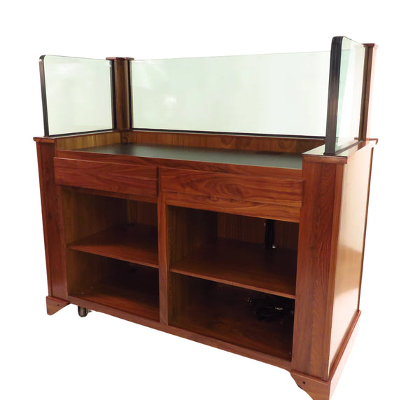 Executive Wood Products Protector Command Center™ – NIJ Level III Bullet-Resistant Security Workstation