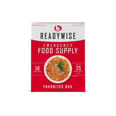 ReadyWise 18 Serving Emergency Food Supply - Favorites Box