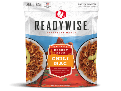 ReadyWise 6 CT Case Desert High Chili Mac with Beef