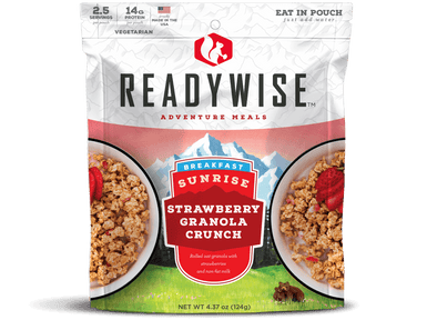 ReadyWise 6 CT Case Sunrise Strawberry Granola Crunch