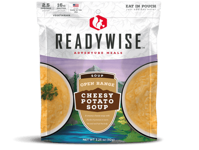 ReadyWise 6 CT Case Open Range Cheesy Potato Soup