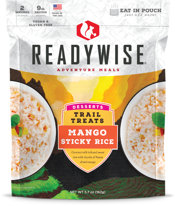 ReadyWise 6 CT Case Trail Treats Mango Sticky Rice