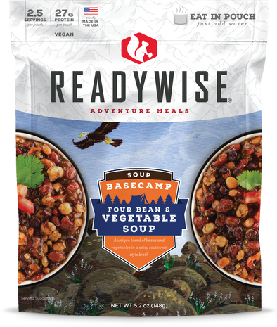 ReadyWise 6 CT Case Basecamp Four Bean & Vegetable Soup