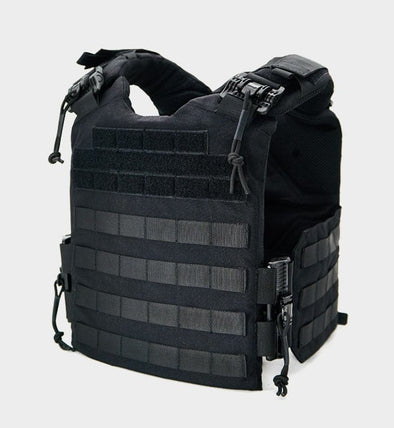Ace Link Armor Quadrelease Ultra + 2x Level III 11"x14" Plates + 2x Level IIIA 6"x13" Side Panels - Bulletproof Zone