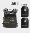 Ace Link Armor Quadrelease Ultra + 2x Level III 11"x14" Plates - Bulletproof Zone