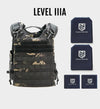 Ace Link Armor Quadrelease Ultra + 4X Level IIIA Soft Armor (Front, Back, 2x Side Panel) - Bulletproof Zone