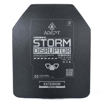 Adept Armor Storm Disruptor Level IV Standalone Up - Armorable Hard Armor Plate - Bulletproof Zone