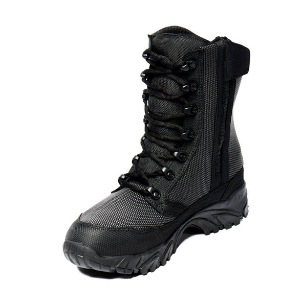 ALTAI Black Tactical Waterproof Side Zip 8" Boots (MFT200 - Z) - Bulletproof Zone