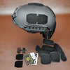 Atomic Defense FAST High - Cut Ballistic Helmet | NIJ Level IIIA+ | Tan, Black, Green - Bulletproof Zone