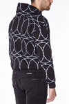 Blade Runner Anti - Slash Hooded Top In Razorwire Design With Cut Resistant Lining - Bulletproof Zone