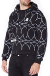 Blade Runner Anti - Slash Hooded Top In Razorwire Design With Cut Resistant Lining - Bulletproof Zone