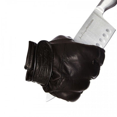 Blade Runner Leather Gloves With or Without Knuckle Protection - Cut Resistance Level 2 - Bulletproof Zone