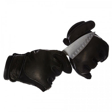Blade Runner Level 2 Cut Resistance Leather Neoprene Gloves w/ Knuckle Protection - Bulletproof Zone