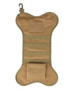 Bulletproof Zone Bone - shape Tactical Christmas Stocking with Molle Webbing Gear Storage Bag - Bulletproof Zone