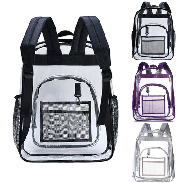 Bulletproof Zone Large Clear/Transparent Backpack - Bulletproof Zone