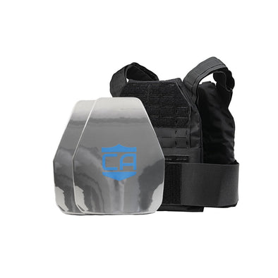 Caliber Armor DV8 Mini | AR550 Level III+ Package with PolyShield Spall Coat - Bulletproof Zone