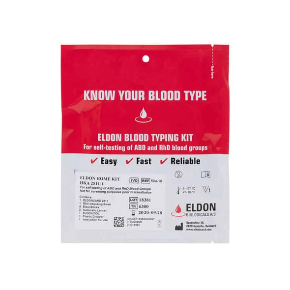 Combat Medical EldonCard® Blood Typing Kit - Bulletproof Zone