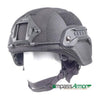 Compass Armor MICH Ballistic Helmet NIJ Lvl IIIA with Side - Rails Cover and NVG Mount - Bulletproof Zone