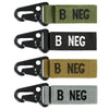 Condor Blood Type Key Chain ( 4 Pcs / Pack ) - Bulletproof Zone