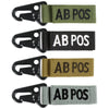 Condor Blood Type Key Chain ( 4 Pcs / Pack ) - Bulletproof Zone