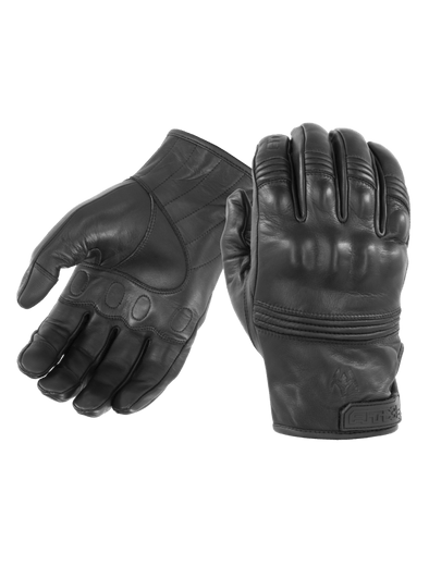 Damascus All - Leather Gloves with Knuckle Armor - Bulletproof Zone