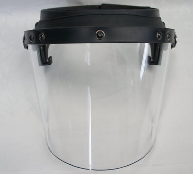 ExecDefense USA Riot visor with clamp - PASGT or MICH ballistic helmet - Bulletproof Zone