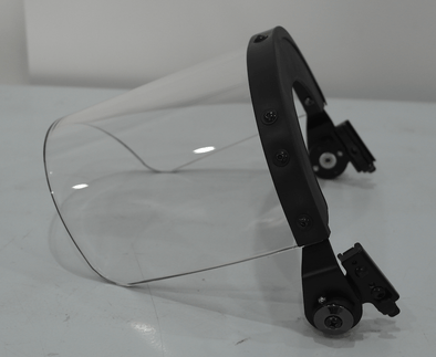 ExecDefense USA Riot visor with picatinny adapter to attach to High - Cut ballistic helmet - Bulletproof Zone