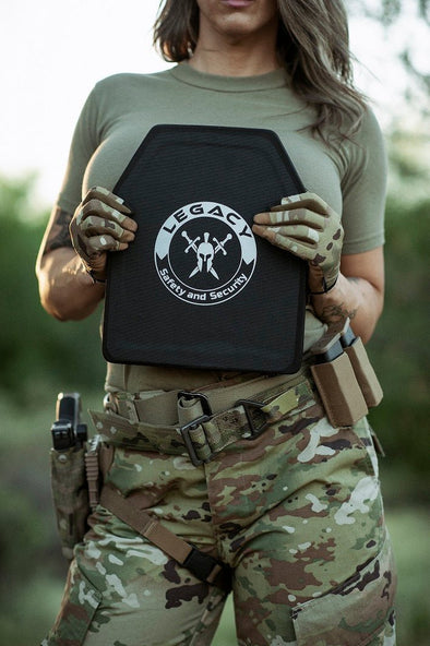 Legacy Level III 10×12 Stand - Alone Multi - Hit Plate, NIJ Certified - Bulletproof Zone