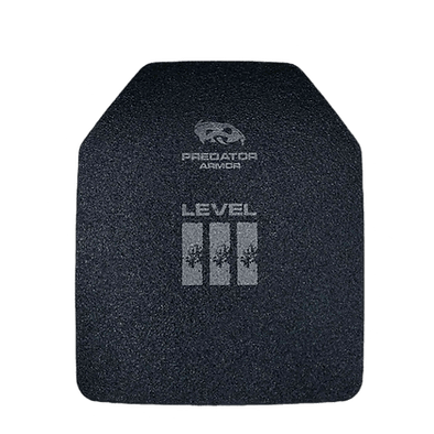 Predator Armor Level III Polyethylene Lightweight Plate - Bulletproof Zone