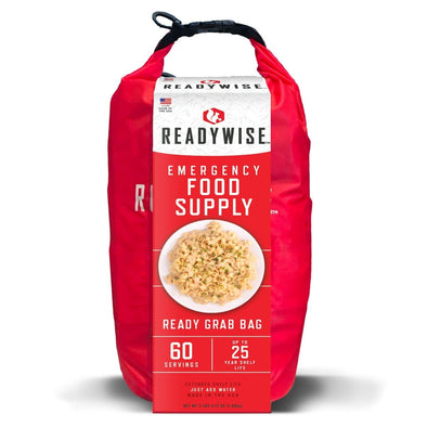 ReadyWise 7 Day Emergency Dry Bag 60 Servings Breakfast and Entrée Grab and Go - Bulletproof Zone