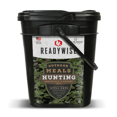 ReadyWise Hunting Food Variety Meal Bucket - Heary Meals for Hunters - Bulletproof Zone
