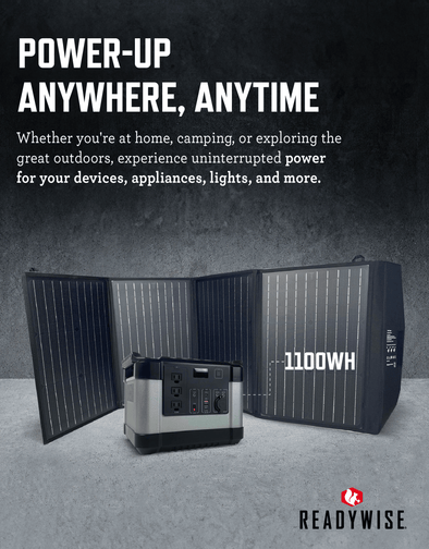 ReadyWise Solar & Electric Powered Generator - Bulletproof Zone