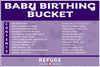 Refuge Medical Birth or Postpartum Bucket (Separate Buckets) - Bulletproof Zone