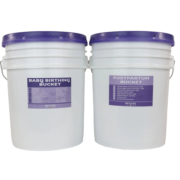 Refuge Medical Birth or Postpartum Bucket (Separate Buckets) - Bulletproof Zone