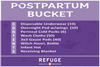 Refuge Medical Birth or Postpartum Bucket (Separate Buckets) - Bulletproof Zone