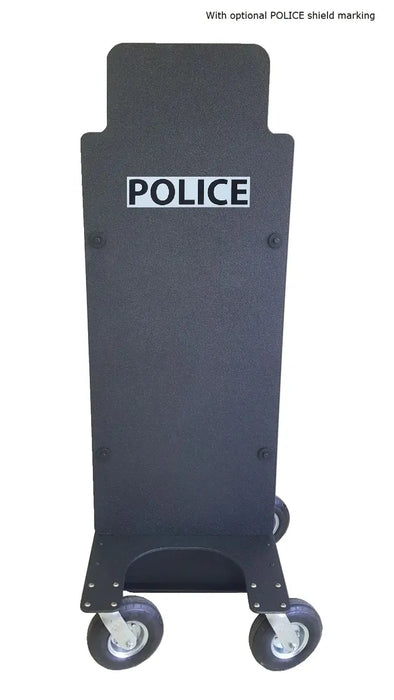 Police Ballistic Shield Hardcore Defense Tactical Rolling Shields