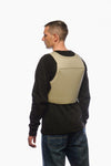 Model showing the back side of the Blade Runner Anti-Stab Covert Vest