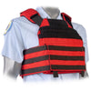 North American Rescue PH2 Shooters Cut Ballistic Plate Carriers with Cummerbund in EMS Red