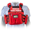 North American Rescue PH2 Shooters Cut Rescue Task Force Vest Kit in EMS Red