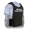 Back view of the North American Rescue PH3 (RTF) Rescue Task Force Vest Kits in Black