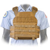 North American Rescue PH2 Shooters Cut Ballistic Plate Carriers with Cummerbund in Coyote