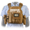North American Rescue PH2 Shooters Cut Rescue Task Force Vest Kit in Coyote
