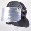 CompassArmor Crystal Ballistic Visor Detachable For Helmets With Side-Rails NIJ IIIA